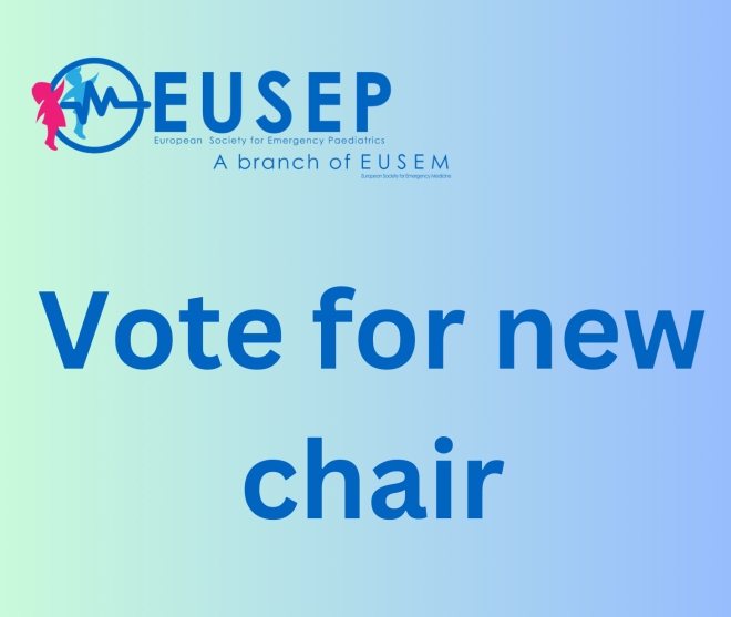 Call to paediatric members: vote for new chair