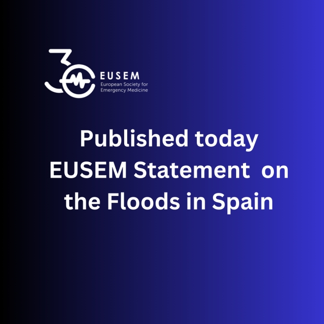 EUSEM Statement on the floods in Spain