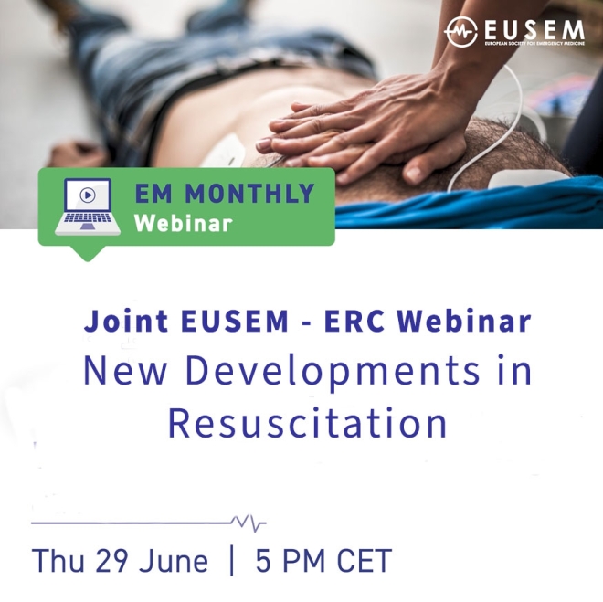 Joint EUSEM-ERC webinar on New Developments in Resuscitation